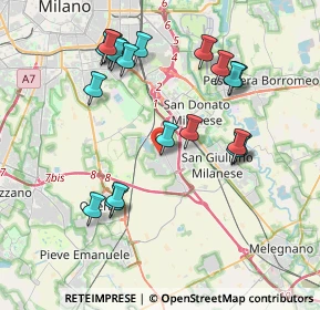Mappa Via Iseo, 20098 San Giuliano Milanese MI, Italia (4.004)