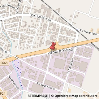 Mappa Via caduti del lavoro 48, 25016 Ghedi, Brescia (Lombardia)