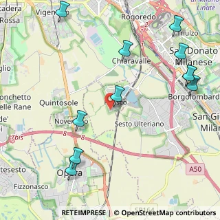 Mappa Via Enrico Berlinguer, 20097 San Donato Milanese MI, Italia (2.71273)