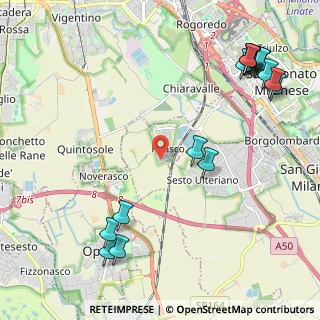 Mappa Via Enrico Berlinguer, 20097 San Donato Milanese MI, Italia (2.88438)