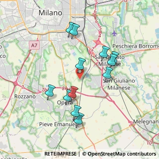 Mappa Via Enrico Berlinguer, 20097 San Donato Milanese MI, Italia (3.52417)