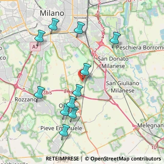 Mappa Via Enrico Berlinguer, 20097 San Donato Milanese MI, Italia (4.34182)