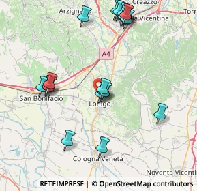 Mappa Via Rio Camparolo, 37045 Lonigo VI, Italia (8.6285)