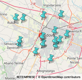 Mappa Via Libia, 35141 Padova PD, Italia (3.535)
