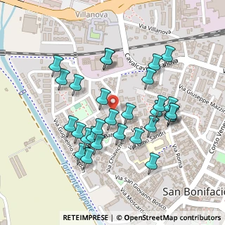 Mappa Via Chiavichetta, 37047 San Bonifacio VR, Italia (0.22759)