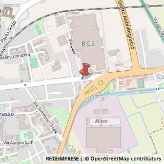 Mappa Via Antonio Gallini,  12, 20081 Abbiategrasso, Milano (Lombardia)