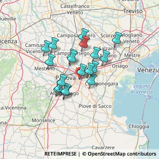 Mappa Via Grecia, 35127 Padova PD, Italia (10.70263)