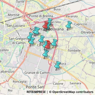 Mappa Via Grecia, 35127 Padova PD, Italia (1.37125)