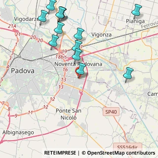 Mappa Via Grecia, 35127 Padova PD, Italia (5.06385)