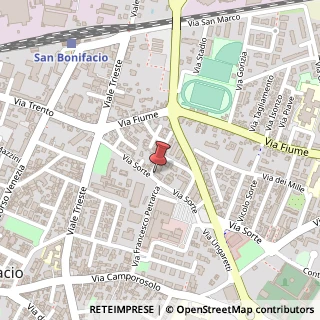 Mappa Via Sorte, 46, 37047 San Bonifacio, Verona (Veneto)