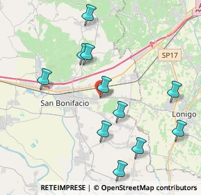 Mappa Via Lobbia, 37047 San Bonifacio VR, Italia (4.18636)
