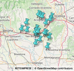 Mappa Via Lobbia, 37047 San Bonifacio VR, Italia (9.223)