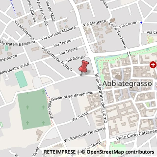 Mappa Via C. Correnti, 21, 20081 Abbiategrasso, Milano (Lombardia)