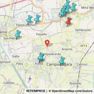 Mappa Via Ponte Alto, 30030 Fossò VE, Italia (2.74583)