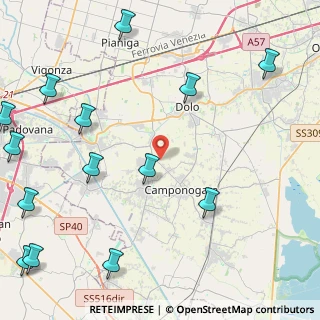 Mappa Via Ponte Alto, 30030 Fossò VE, Italia (6.37214)