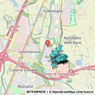 Mappa Via Olona, 20089 Rozzano MI, Italia (0.857)