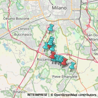 Mappa Via Brenta, 20089 Rozzano MI, Italia (2.57538)