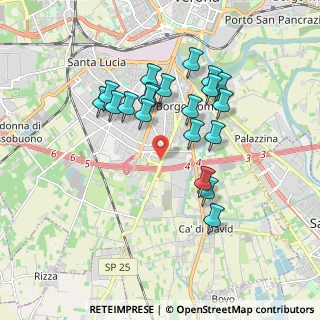 Mappa Via dell'Esperanto, 37135 Verona VR, Italia (1.6505)