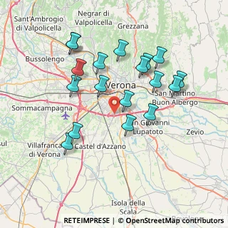 Mappa Via dell'Esperanto, 37135 Verona VR, Italia (7.26944)