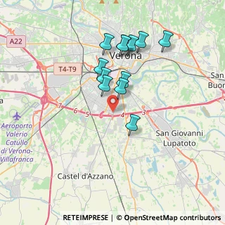 Mappa Via dell'Esperanto, 37135 Verona VR, Italia (3.2375)