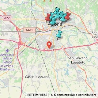 Mappa Via dell'Esperanto, 37135 Verona VR, Italia (4.69917)