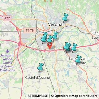 Mappa Via dell'Esperanto, 37135 Verona VR, Italia (3.02364)