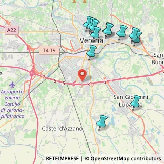 Mappa Via dell'Esperanto, 37135 Verona VR, Italia (5.2125)