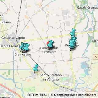 Mappa Via G. Pascoli, 26010 Campagnola Cremasca CR, Italia (1.737)