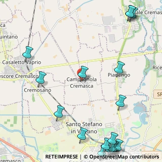 Mappa Via G. Pascoli, 26010 Campagnola Cremasca CR, Italia (3.5125)