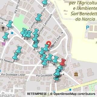 Mappa Via Macedonio Melloni, 35143 Padova PD, Italia (0.14)