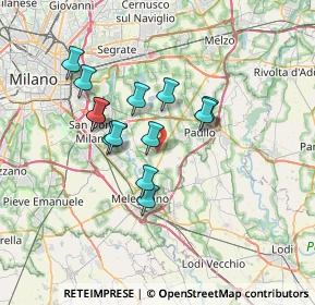 Mappa Via Fratelli di Dio, 20100 Milano MI, Italia (5.69077)