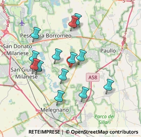 Mappa Via Fratelli di Dio, 20100 Milano MI, Italia (3.38077)