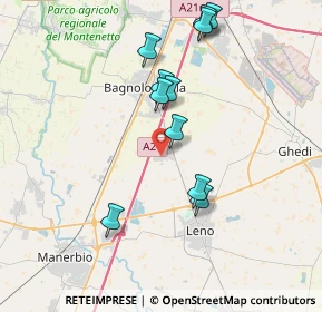 Mappa Via C. Greci, 25024 Leno BS, Italia (3.67091)