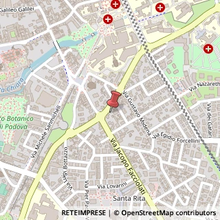 Mappa Via Gattamelata, 2, 35128 Padova, Padova (Veneto)