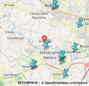 Mappa Via Argine Sinistro, 35030 Selvazzano Dentro PD, Italia (2.49545)
