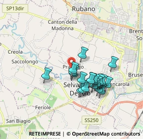 Mappa Via Argine Sinistro, 35030 Selvazzano Dentro PD, Italia (1.4775)