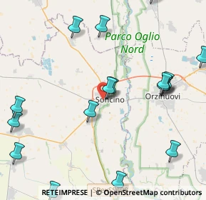 Mappa Via Padre Mario Zanardi, 26029 Soncino CR, Italia (5.9475)