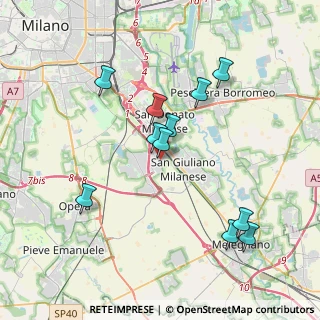 Mappa Via Varese, 20098 Area Industriale MI, Italia (3.65455)