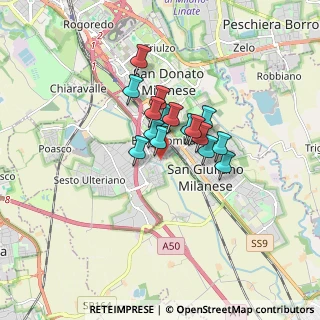 Mappa Via Varese, 20098 Area Industriale MI, Italia (1.05938)