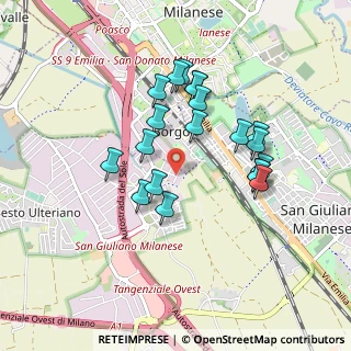Mappa Via Varese, 20098 San Giuliano Milanese MI, Italia (0.8)