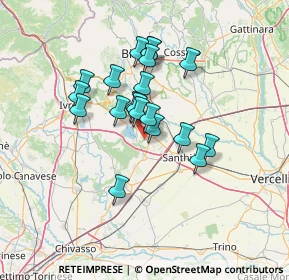 Mappa Fraz. Montemaggiore, 13881 Cavaglià BI, Italia (10.8045)