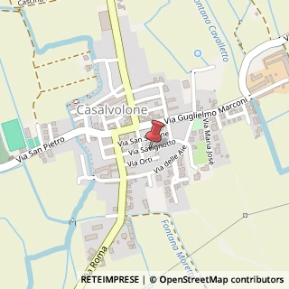 Mappa Via savignotto 34, 28060 Casalvolone, Novara (Piemonte)