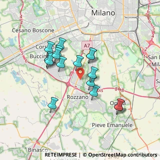 Mappa Via Claudio Varalli, 20089 Rozzano MI, Italia (3.17588)