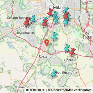 Mappa Via Claudio Varalli, 20089 Rozzano MI, Italia (4.74938)
