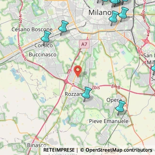 Mappa Via Claudio Varalli, 20089 Rozzano MI, Italia (7.576)