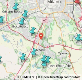 Mappa Via Claudio Varalli, 20089 Rozzano MI, Italia (6.47647)