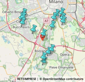 Mappa Via Claudio Varalli, 20089 Rozzano MI, Italia (3.97563)