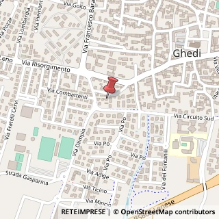 Mappa Via Canossi Angelo, 1, 25016 Ghedi, Brescia (Lombardia)