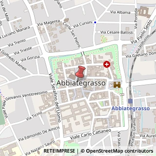 Mappa Via Giuseppe Borsani, 21, 20081 Abbiategrasso, Milano (Lombardia)