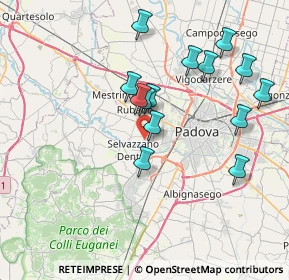 Mappa Via XXV Aprile, 35030 Selvazzano Dentro PD, Italia (7.22929)